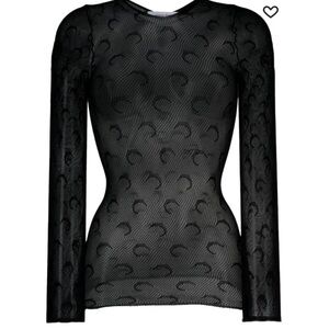 Marine Serre Mesh Moon top
